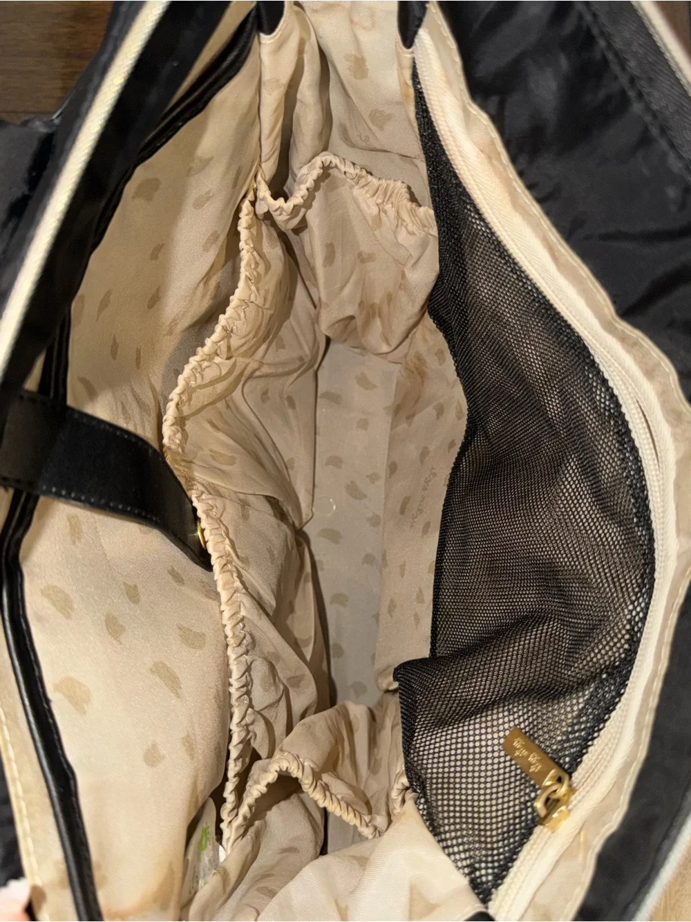 Itzy Ritzy Black Quilted Convertible Backpack Tote